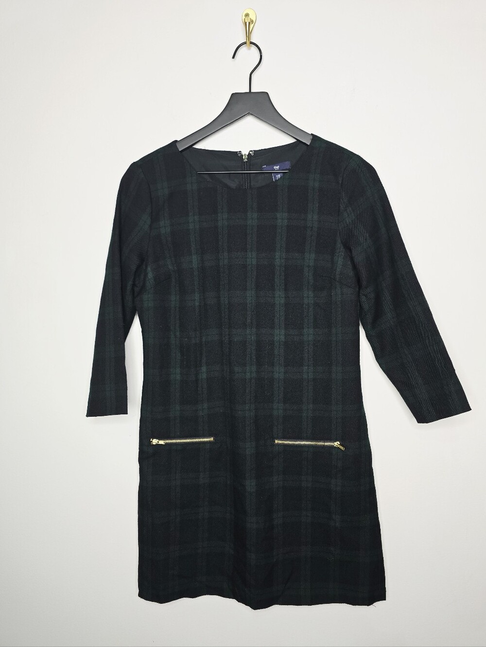 Gap Tartan Plaid Sheath Dress Size XS